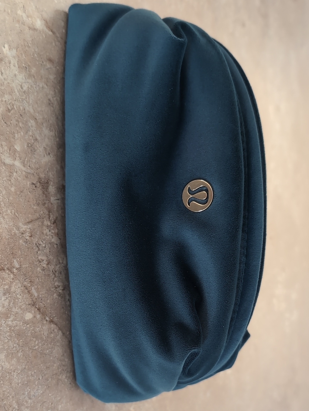 NWOT Lululemon Mini Feeling Ready Velour Zip Pouch In Jasper Green